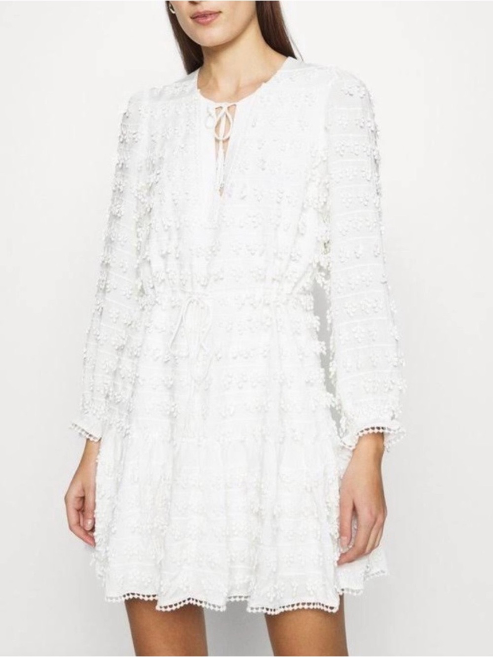 Farm Rio Fringe Mini Dress